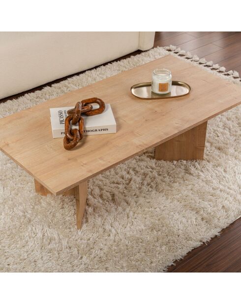 Table basse Sabin sapphire oak - 119x40x60 cm