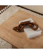 Table basse Sabin sapphire oak - 119x40x60 cm