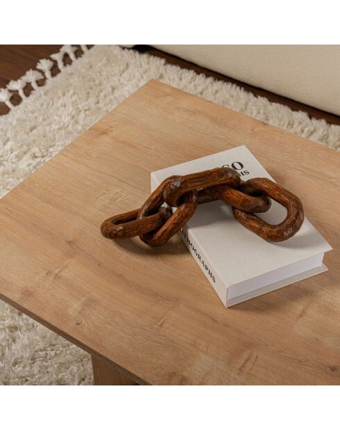 Table basse Sabin sapphire oak - 119x40x60 cm