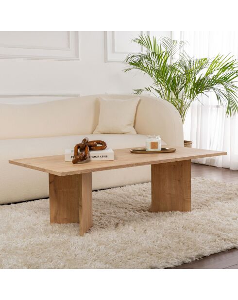Table basse Sabin sapphire oak - 119x40x60 cm
