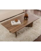 Table basse Sabin walnut - 119x40x60 cm