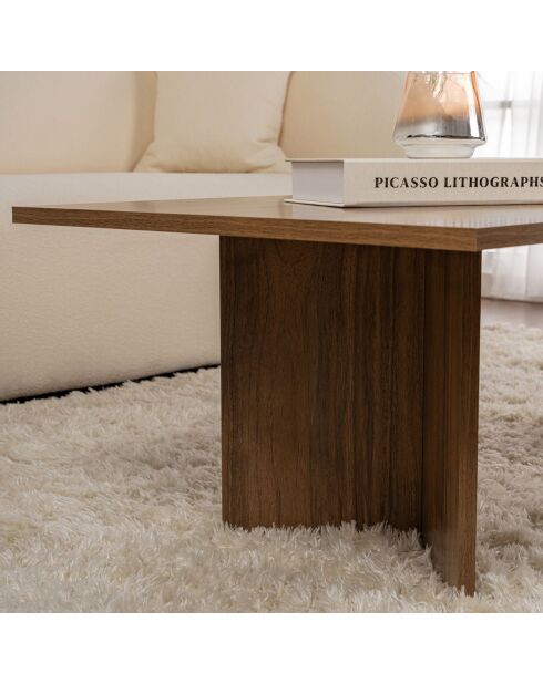 Table basse Sabin walnut - 119x40x60 cm