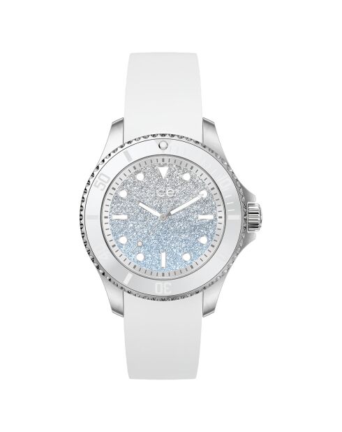 Montre Femme en Silicone Ice Steel Small blanche