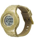 Montre digitale Mixte en Silicone Ice Digit Small dorée