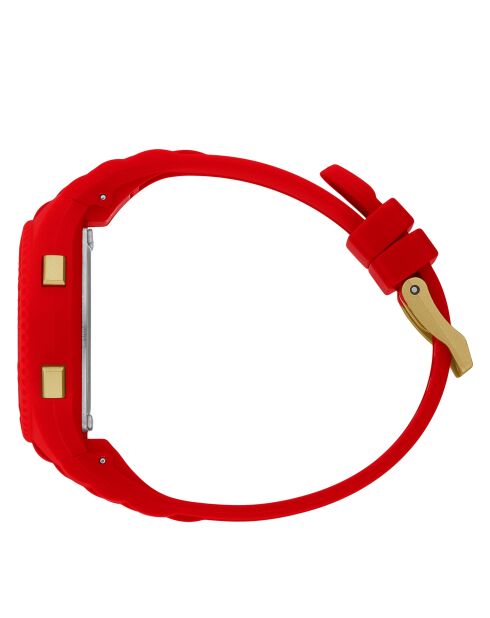 Montre digitale Mixte en Silicone Ice Digit Small rouge