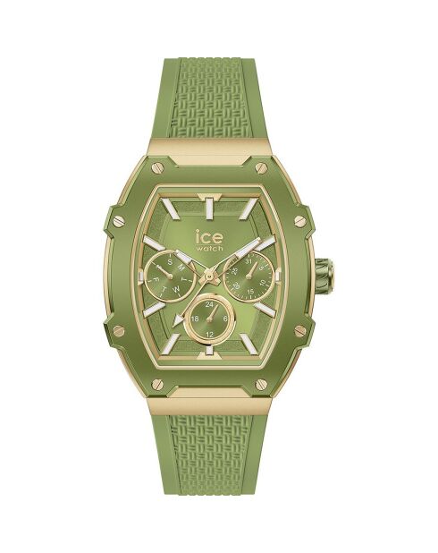 Montre Femme en Silicone Ice Boliday Small verte