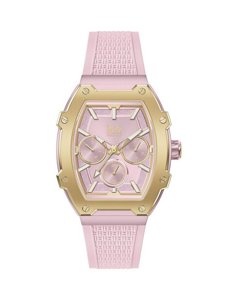 Montre Femme en Silicone Ice Boliday Small rose