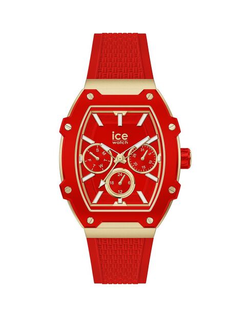 Montre Femme en Silicone Ice Boliday Small rouge