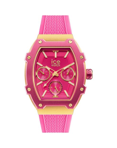 Montre Femme en Silicone Ice Boliday Small rose