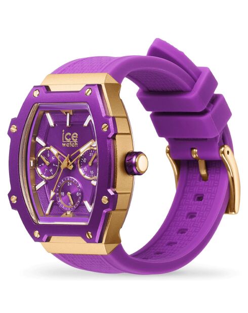 Montre Femme en Silicone Ice Boliday Small violette