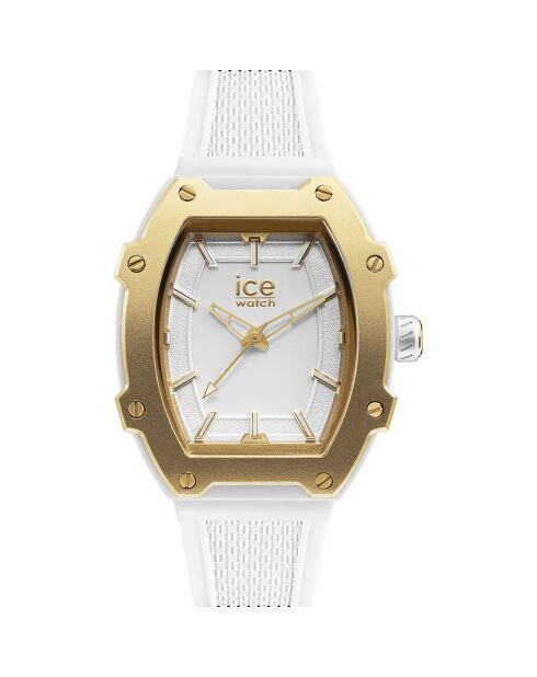 Montre Femme en Silicone Ice Boliday Small blanche