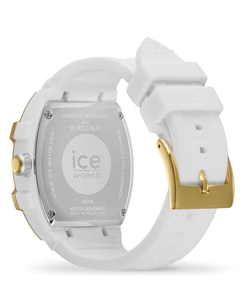 Montre Femme en Silicone Ice Boliday Small blanche