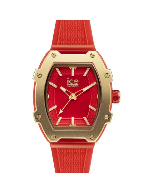 Montre Femme en Silicone Ice Boliday Small rouge