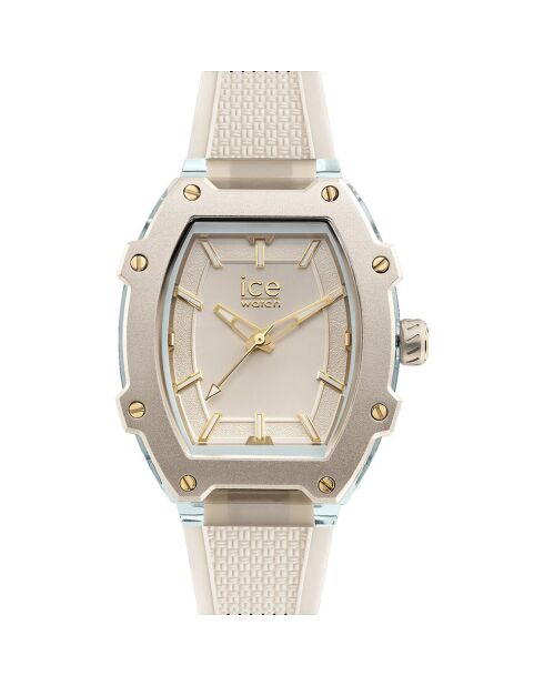 Montre Femme en Silicone Ice Boliday Small beige