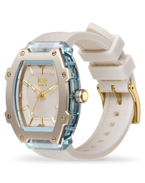 Montre Femme en Silicone Ice Boliday Small beige