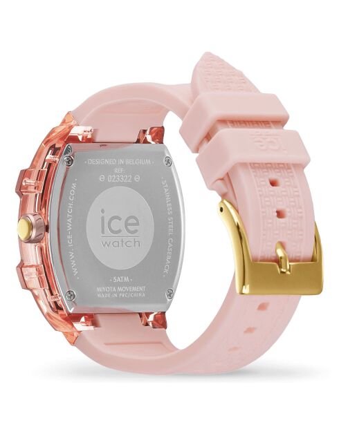 Montre Femme en Silicone Ice Boliday Small rose