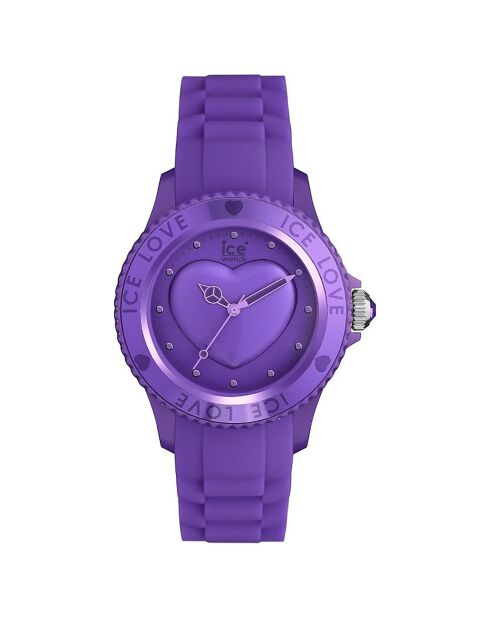 Montre Femme en Caoutchouc Ice Love lilas