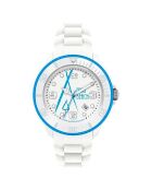 Montre Homme en Caoutchouc Ice Nikki Beach blanche