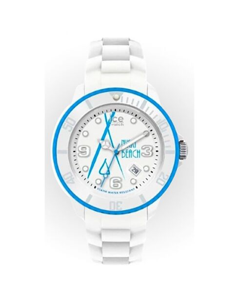 Montre Femme en Caoutchouc Ice Nikki Beach blanche