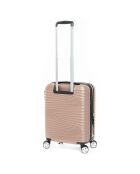 2 Valises extensibles 4 roues doubles 55/45 cm & Vanity rose