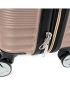 2 Valises extensibles 4 roues doubles 55/45 cm & Vanity rose