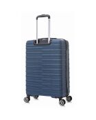 3 Valises 4 roues doubles 76/66/55 cm bleu foncé