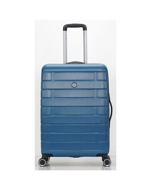 3 Valises 4 roues doubles 76/66/55 cm bleu/noir