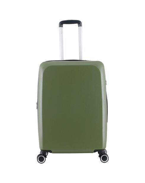 3 Valises 4 roues doubles 76/66/55 cm vertes