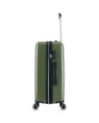 3 Valises 4 roues doubles 76/66/55 cm vertes