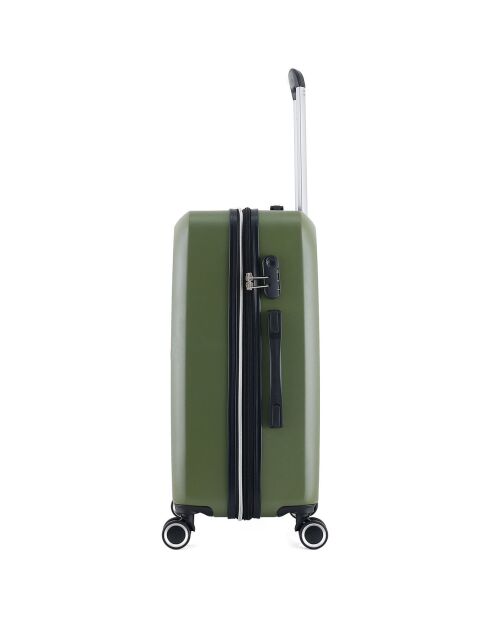 3 Valises 4 roues doubles 76/66/55 cm vertes