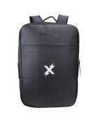 Sac à dos voyage double compartiments port externe USB intégré Rockthestreet noir - 30x15x15 cm