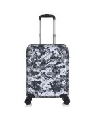 Valise Cabine 4 roues doubles 55 cm grise