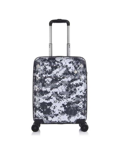 Valise Cabine 4 roues doubles 55 cm grise