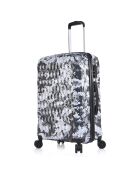 Valise Cabine 4 roues doubles 55 cm grise