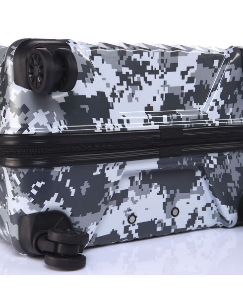 Valise Cabine 4 roues doubles 55 cm grise