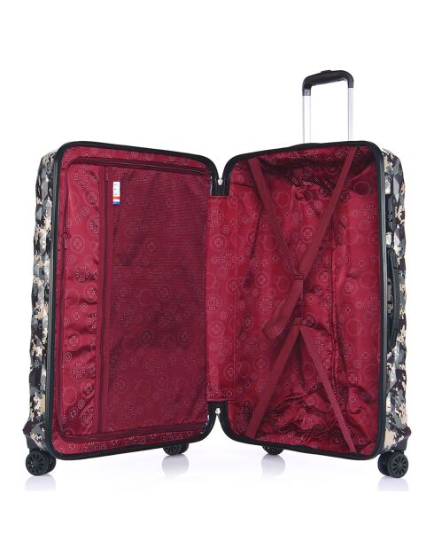 Valise Cabine 4 roues doubles 55 cm verte