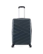 3 Valises extensibles 4 roues doubles 76/66/55 cm gris foncé