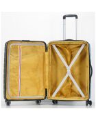 3 Valises 4 roues doubles 76/66/55 cm vert/bleu