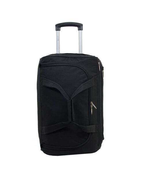 Sac de voyage à roulettes noir - 55x35x25 cm