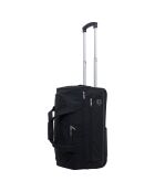 Sac de voyage à roulettes noir - 55x35x25 cm