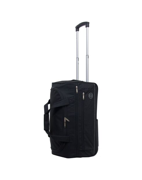 Sac de voyage à roulettes noir - 55x35x25 cm
