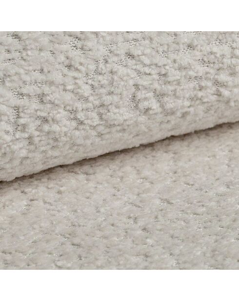 Canapé convertible Kemi 3 places beige clair - 206x95x70 cm