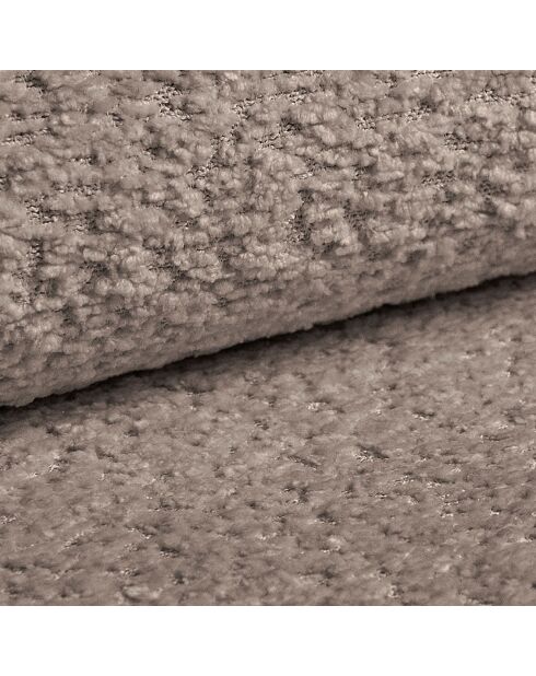 Canapé convertible Kemi 3 places gris chaud - 206x95x70 cm