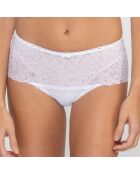 Culotte Coeur Croisé Féminin Dentelle blanche