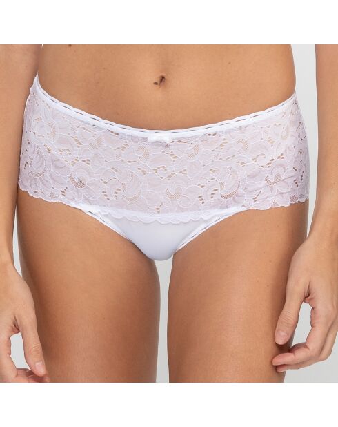 Culotte Coeur Croisé Féminin Dentelle blanche