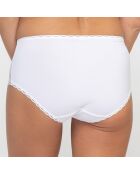 Culotte Coeur Croisé Féminin Dentelle blanche