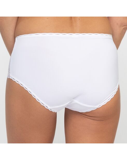 Culotte Coeur Croisé Féminin Dentelle blanche