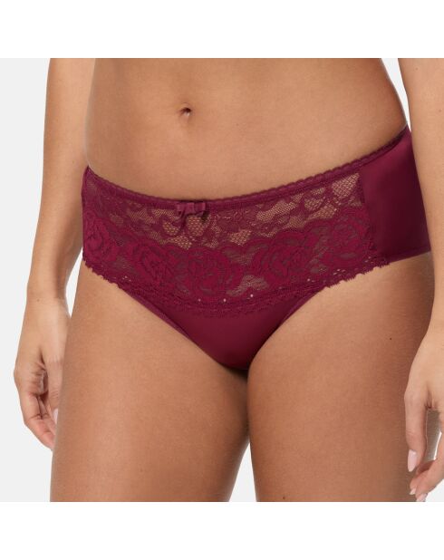 Culotte Flower Elegance rouge cerise