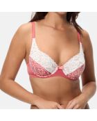 Soutien-gorge Flower Elegance motif à fleurs rose