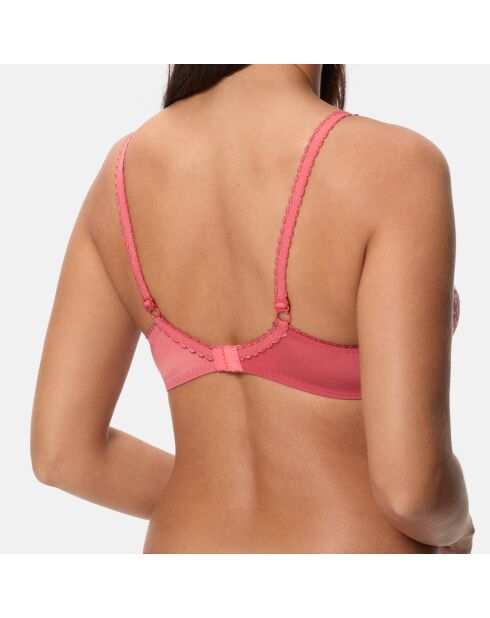 Soutien-gorge Flower Elegance motif à fleurs rose